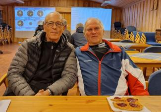 Johan Jansen (V65) og Erik Jødahl (V73) leder i hver sin klasse med 349 poeng.