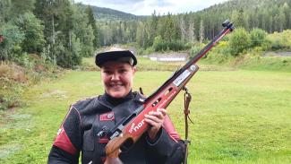 Åse Marit Myrvang samlagsmester i Akershus med 346p/20* (delt seier med Simon)